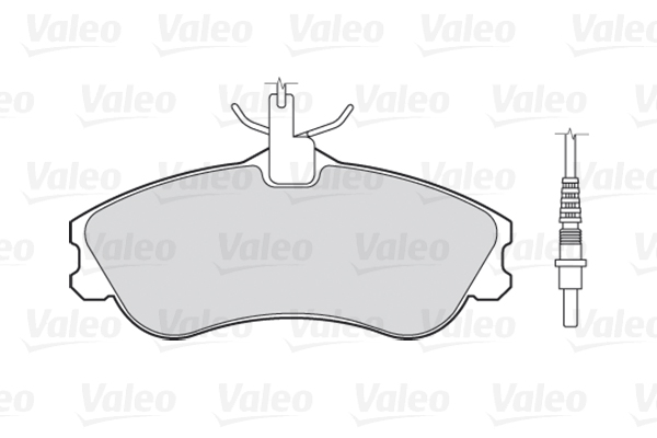 Placute frana VALEO 301326