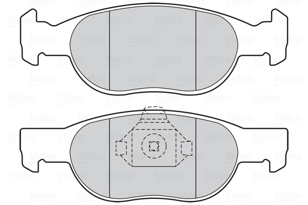 Placute frana VALEO 301605