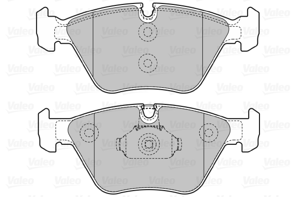 Placute frana VALEO 598811