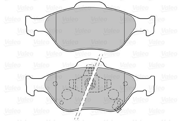 Placute frana VALEO 301076