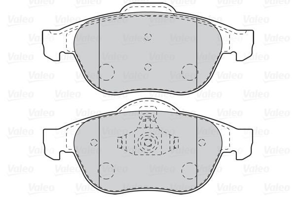 Placute frana VALEO 302096