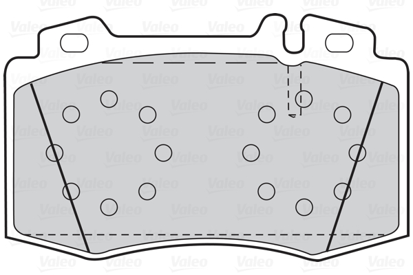 Placute frana VALEO 302044