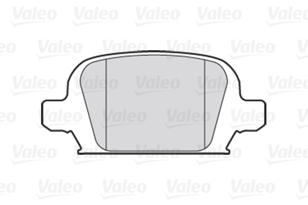 Placute frana VALEO 301457