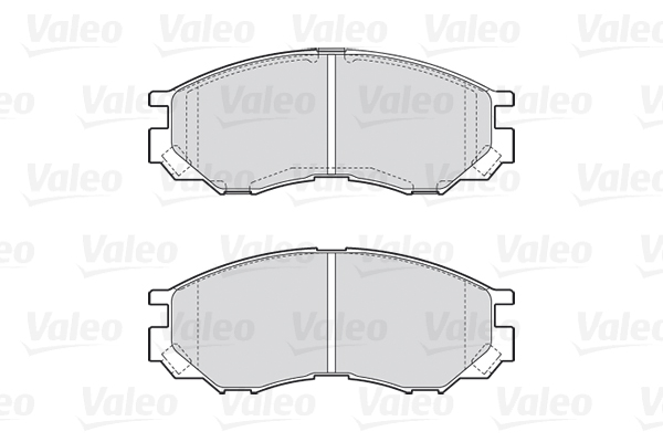 Placute frana VALEO 301522