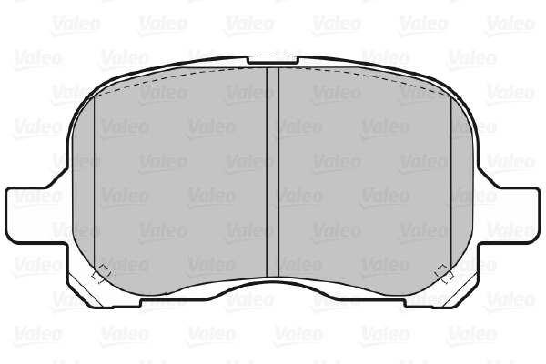 Placute frana VALEO 598579