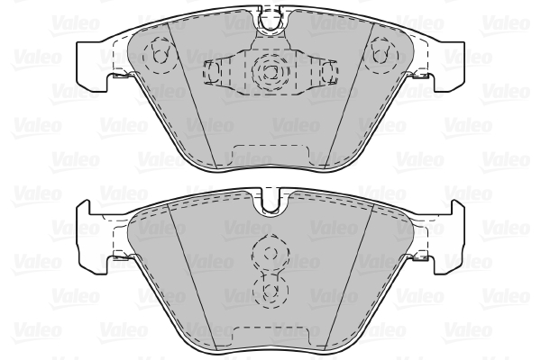 Placute frana VALEO 601027