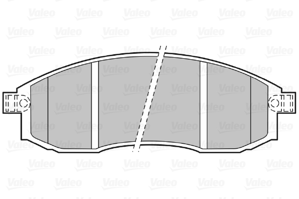Placute frana VALEO 598523