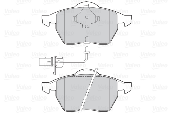 Placute frana VALEO 302030