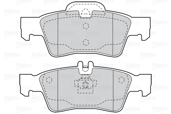 Placute frana VALEO 302039
