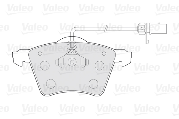 Placute frana VALEO 301801