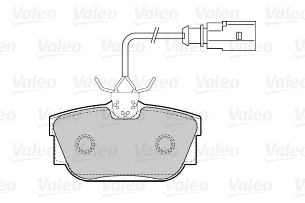 Placute frana VALEO 301650