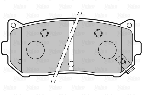 Placute frana VALEO 301841