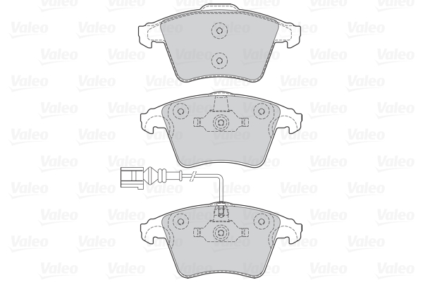 Placute frana VALEO 302041