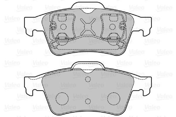 Placute frana VALEO 598472