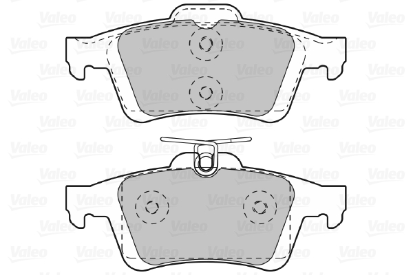 Placute frana VALEO 601044