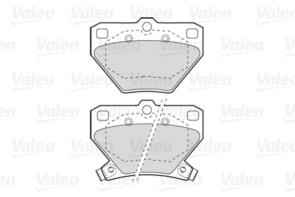 Placute frana VALEO 301577