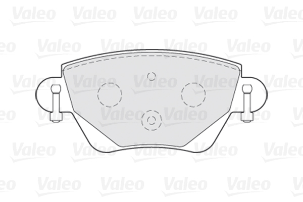 Placute frana VALEO 301434