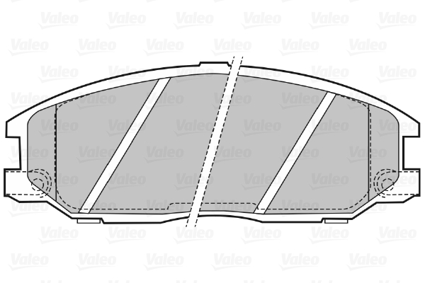 Placute frana VALEO 598759