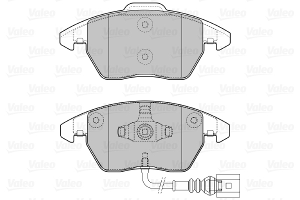 Placute frana VALEO 598729