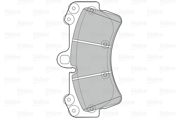 Placute frana VALEO 302043