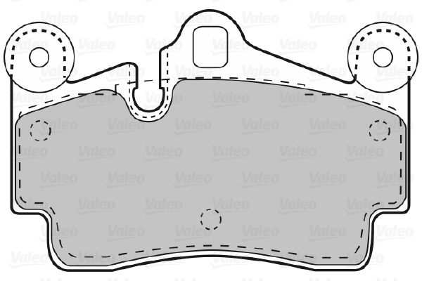 Placute frana VALEO 598770