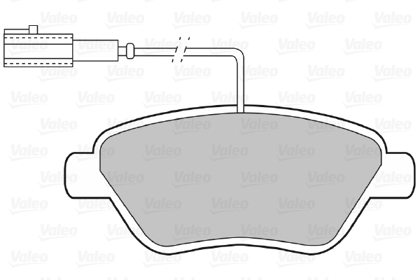 Placute frana VALEO 598670