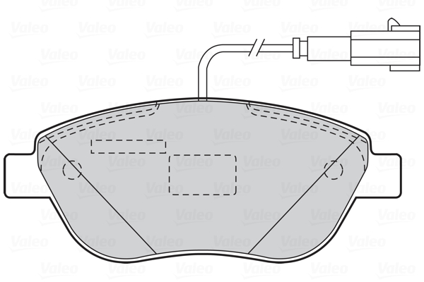 Placute frana VALEO 301050