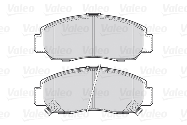Placute frana VALEO 301887