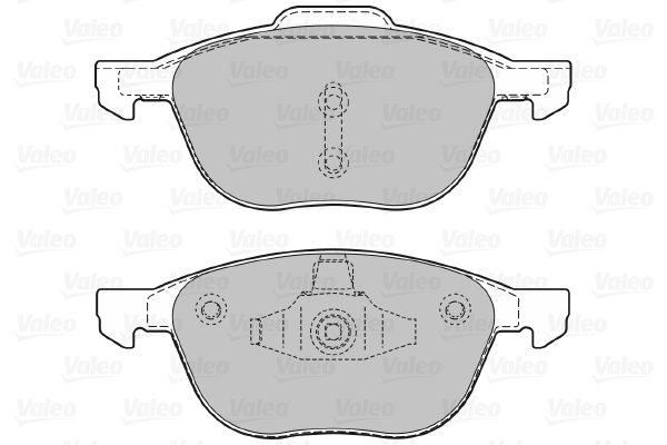 Placute frana VALEO 598649
