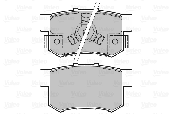 Placute frana VALEO 601043