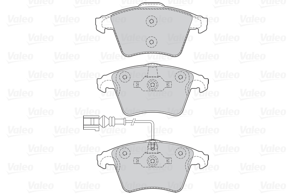 Placute frana VALEO 302042