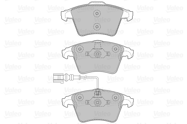Placute frana VALEO 598652