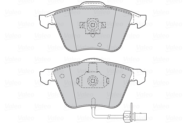 Placute frana VALEO 302056