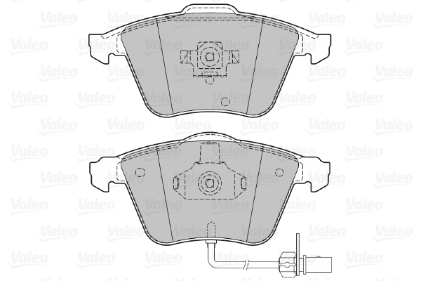 Placute frana VALEO 598750
