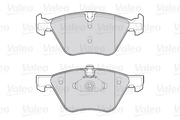 Placute frana VALEO 301640