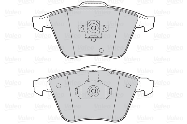 Placute frana VALEO 302068