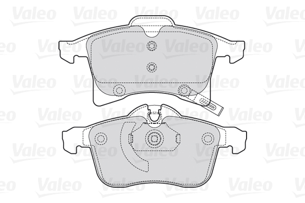 Placute frana VALEO 301860