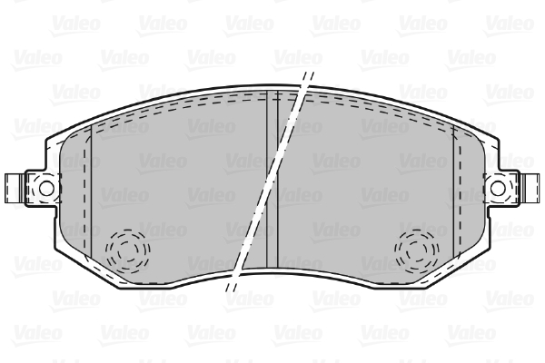 Placute frana VALEO 598853