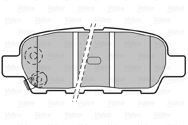 Placute frana VALEO 598672
