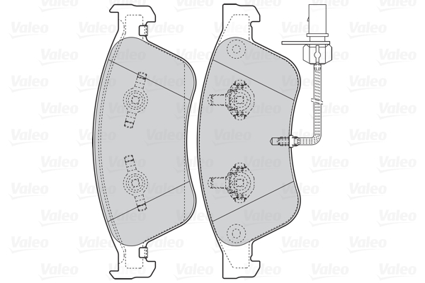 Placute frana VALEO 302071