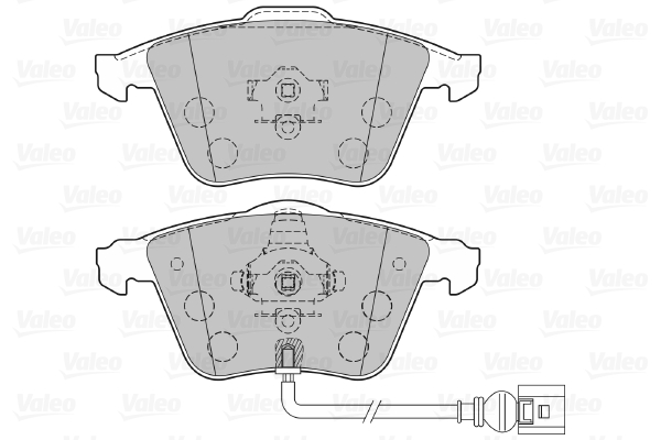 Placute frana VALEO 301863