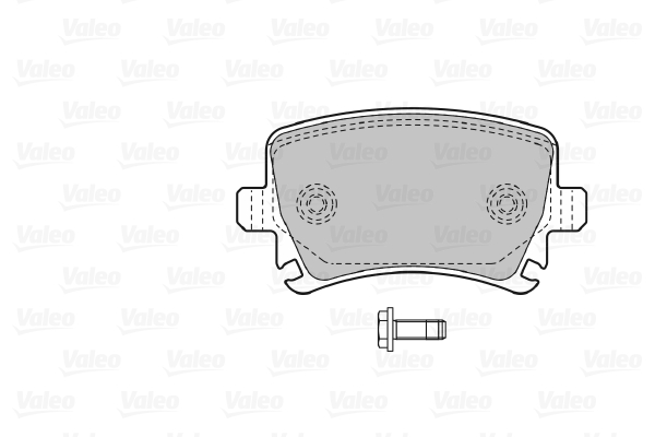 Placute frana VALEO 598752