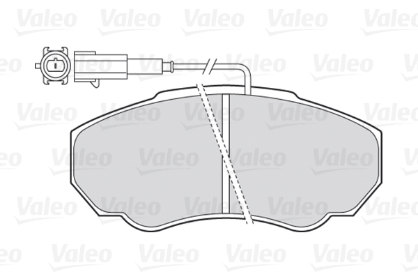 Placute frana VALEO 301568