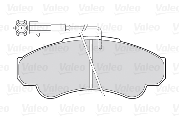 Placute frana VALEO 301569
