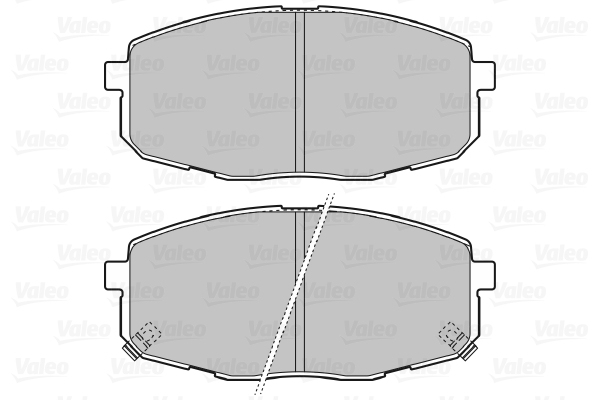 Placute frana VALEO 598842