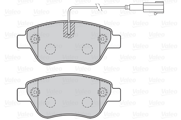 Placute frana VALEO 301051
