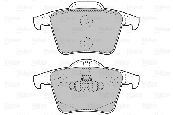 Placute frana VALEO 598829