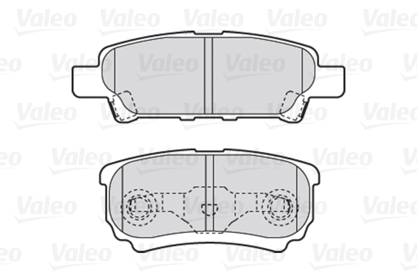 Placute frana VALEO 301852
