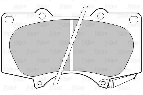 Placute frana VALEO 598857