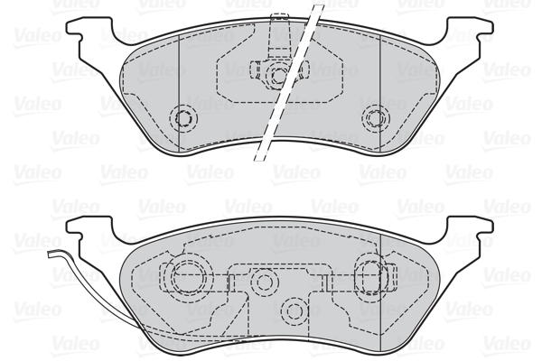 Placute frana VALEO 302057